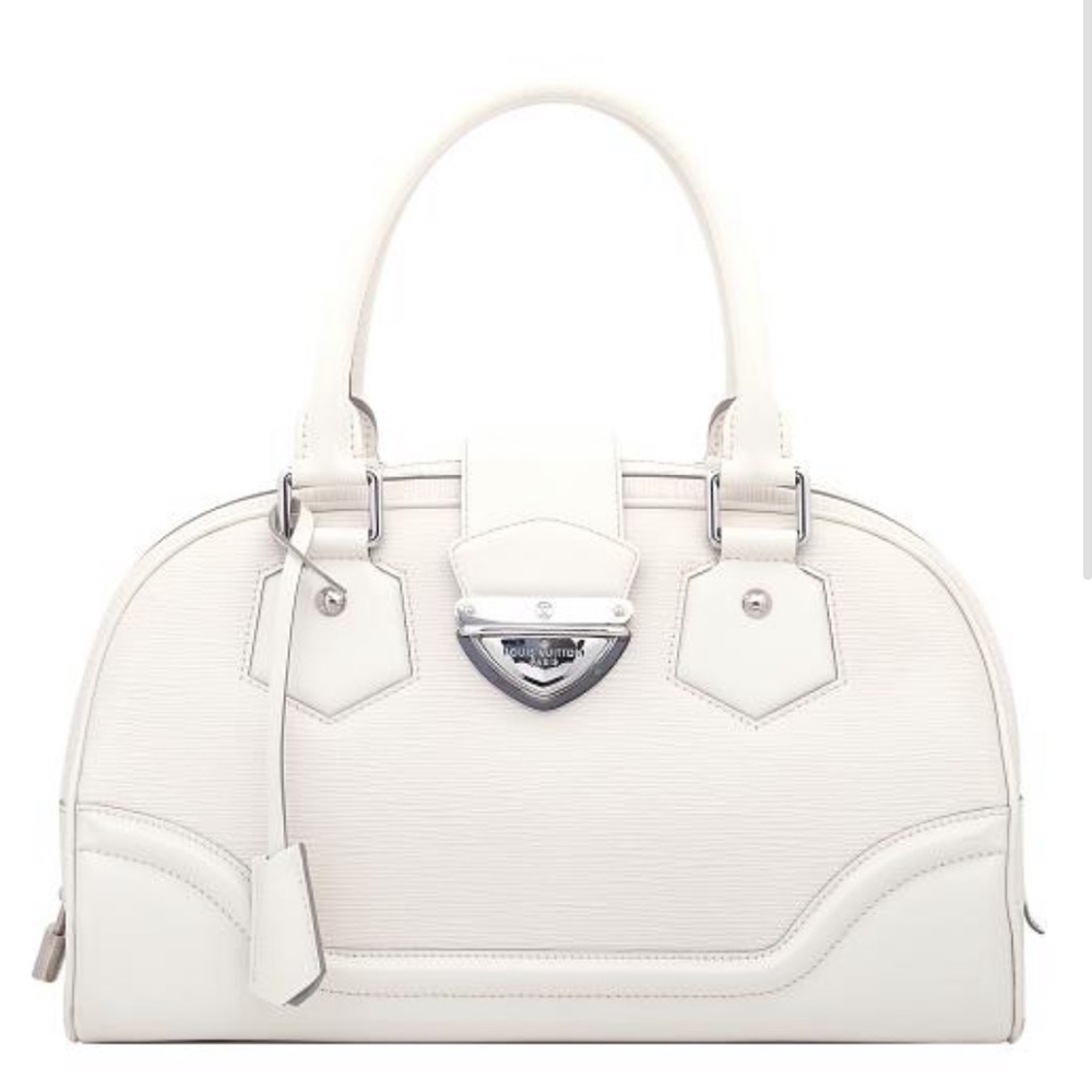LOUIS VUITTON Ivoire Epi Leather Montaigne GM Bag